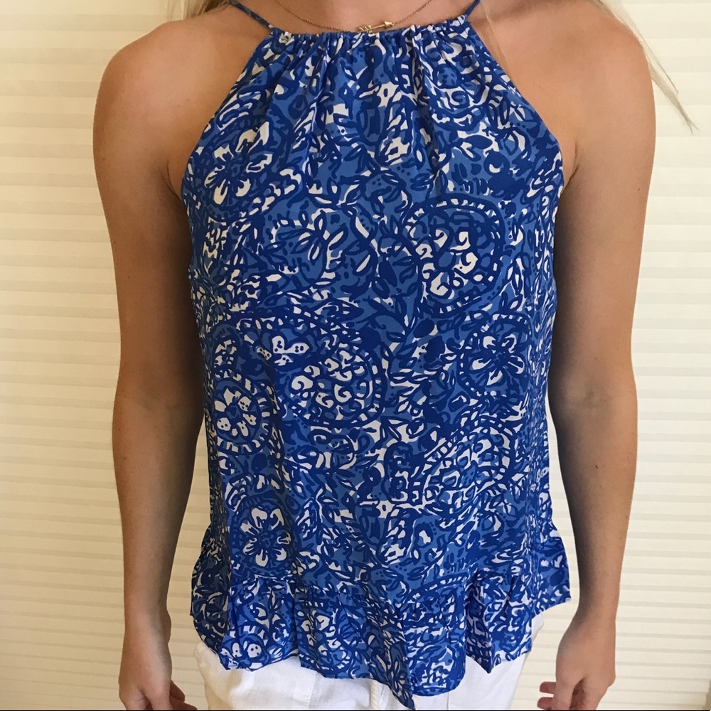 Lilly Pulitzer Blue XS Blouse
